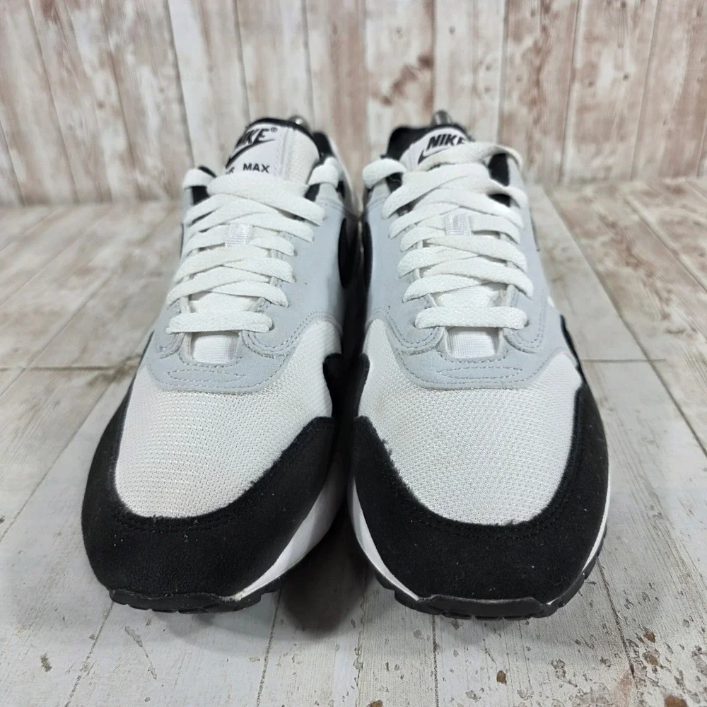 Nike Air Max 1 White Black Pure Platinum FD9082-107 Mens Size 8 Low Top Sneakers